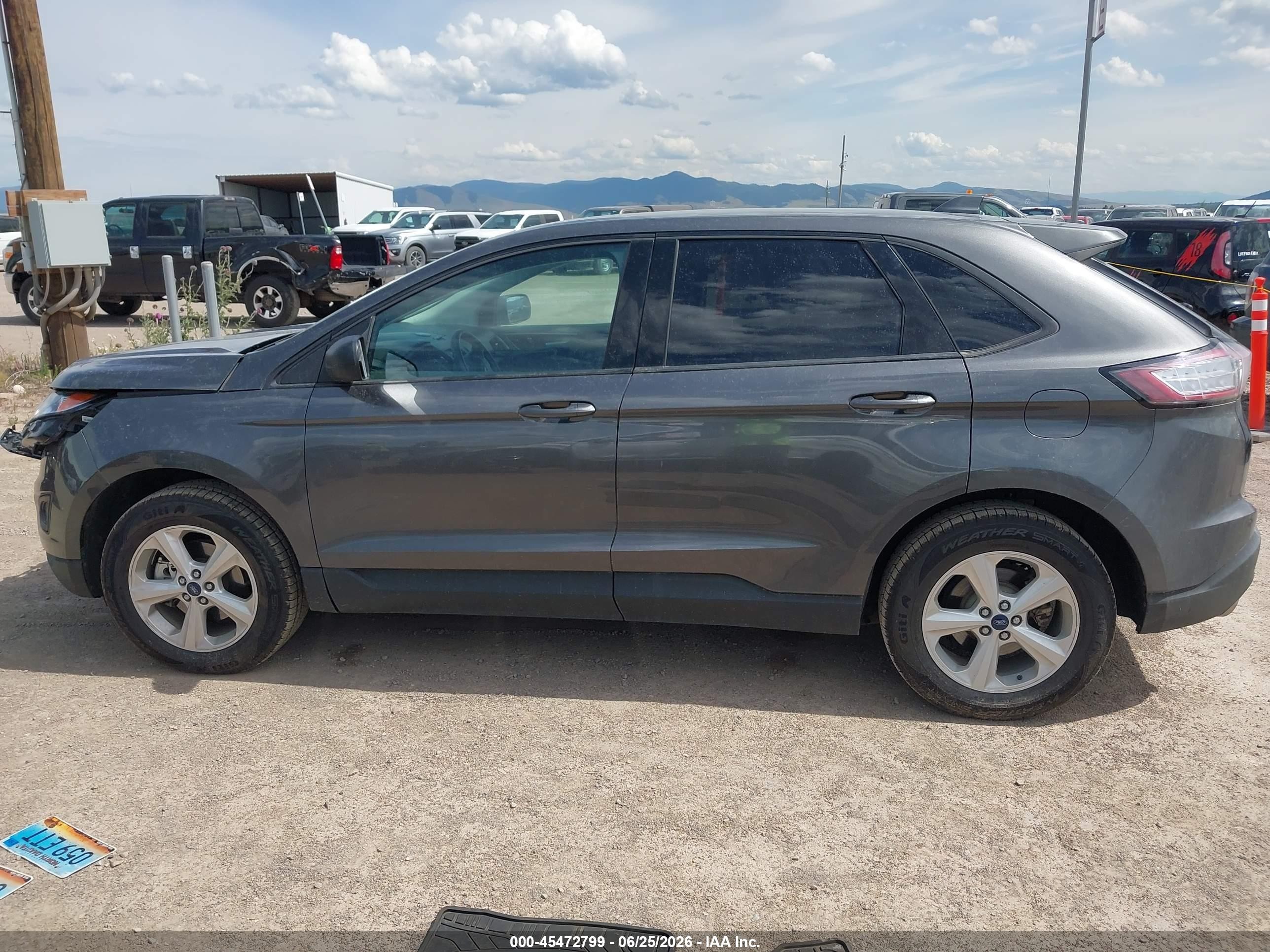 2015 Ford Edge Se Серый vin: 2FMTK3G9XFBB48544
