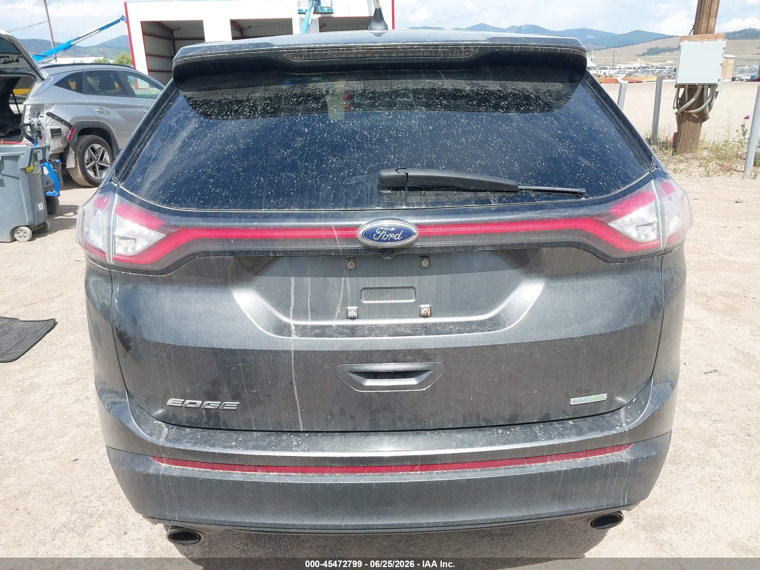 2015 Ford Edge Se Серый vin: 2FMTK3G9XFBB48544