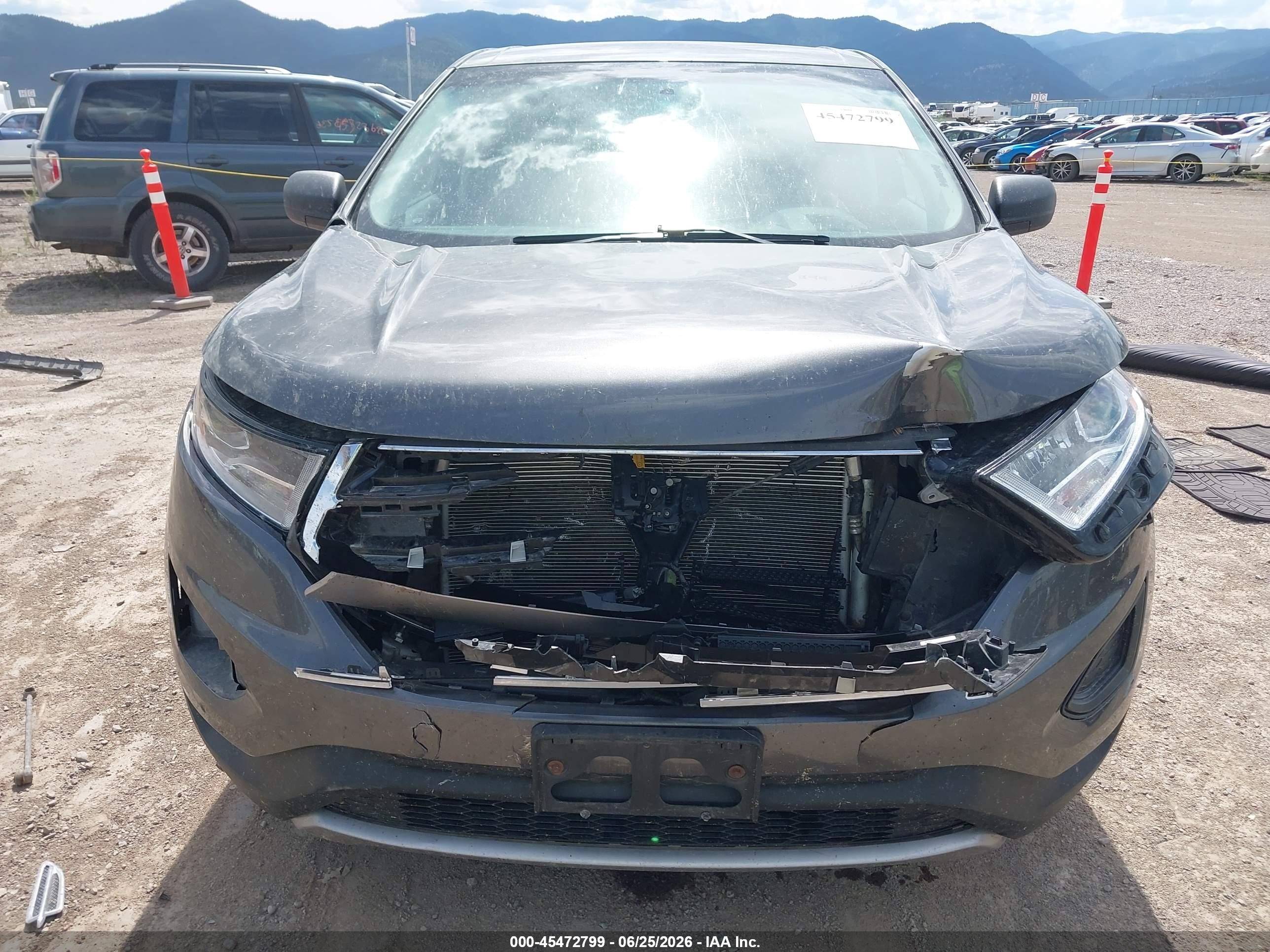 2015 Ford Edge Se Серый vin: 2FMTK3G9XFBB48544