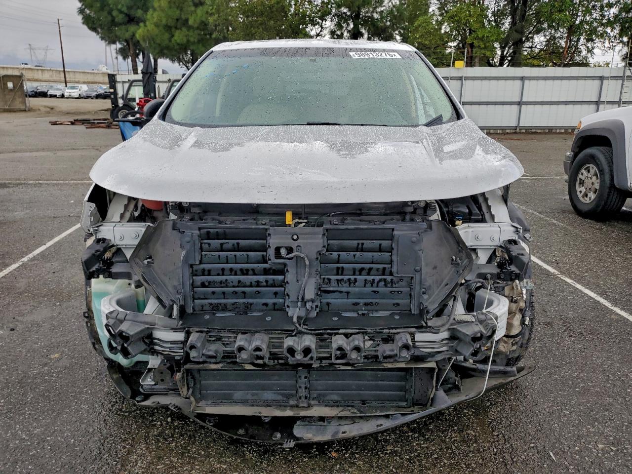2015 Ford Edge Se White vin: 2FMTK3G9XFBB52030