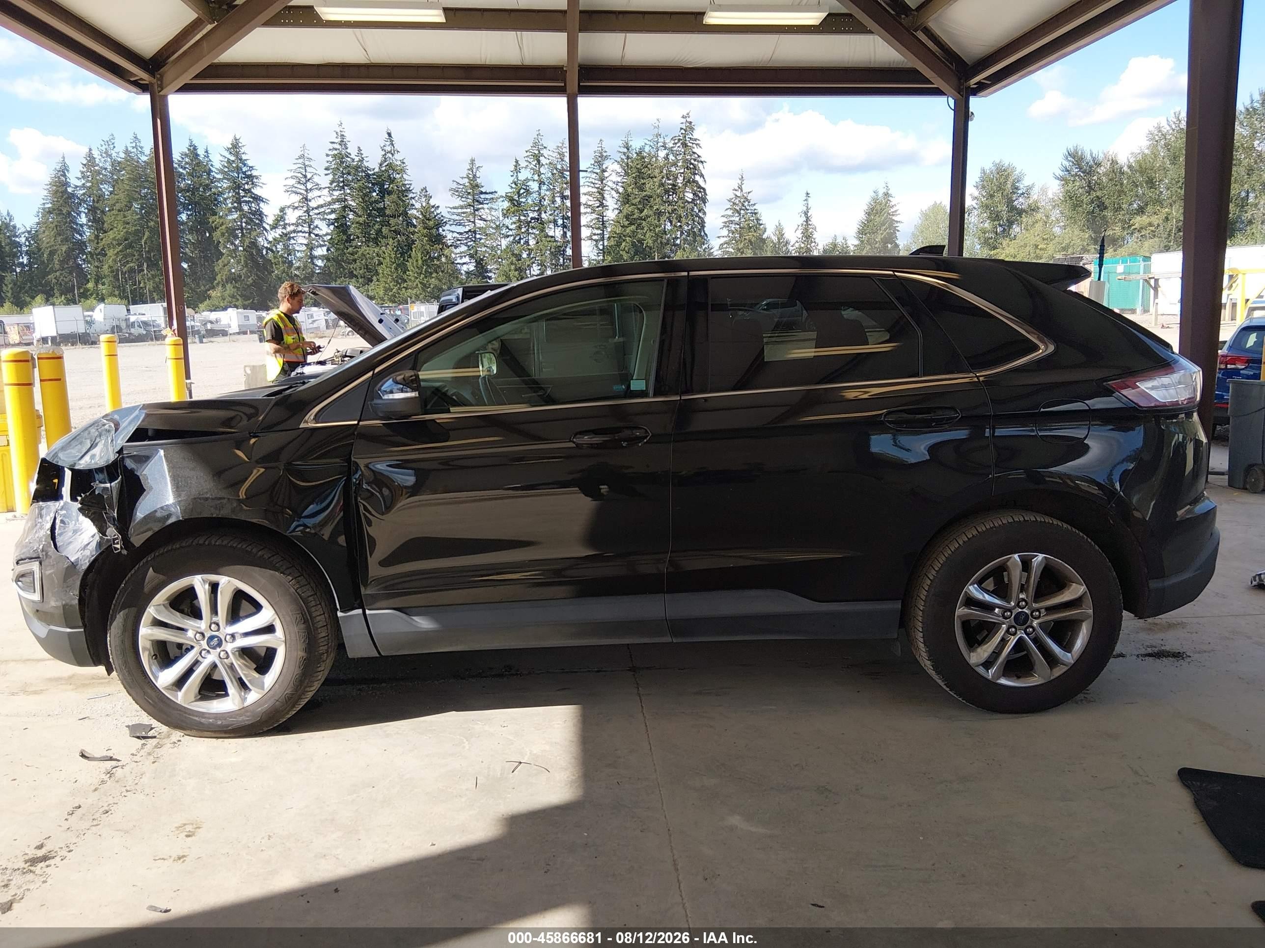 2015 Ford Edge Sel Black vin: 2FMTK3J80FBB47841