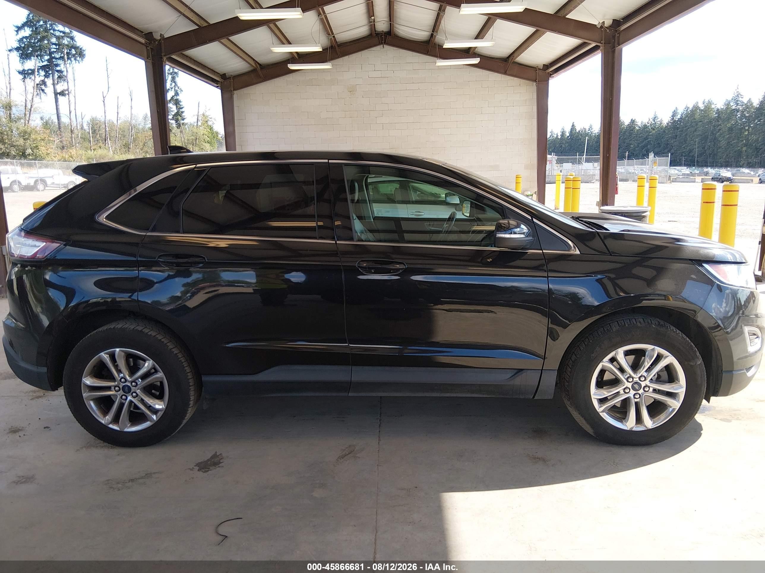 2015 Ford Edge Sel Black vin: 2FMTK3J80FBB47841