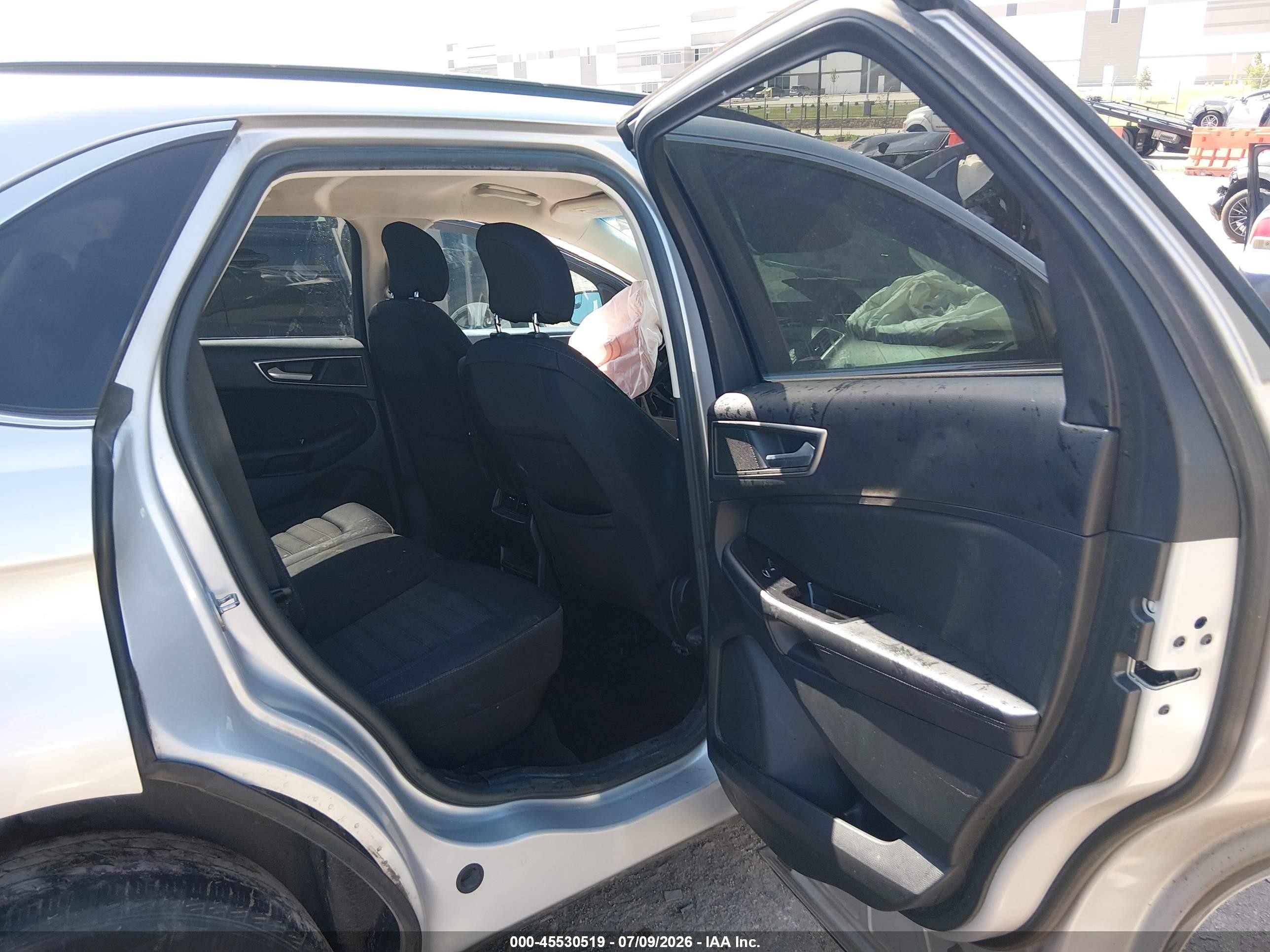 2015 Ford Edge Sel Silver vin: 2FMTK3J80FBB85375