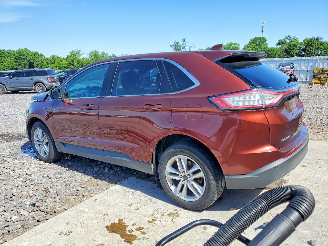 2015 Ford Edge Sel Brown vin: 2FMTK3J80FBB86171