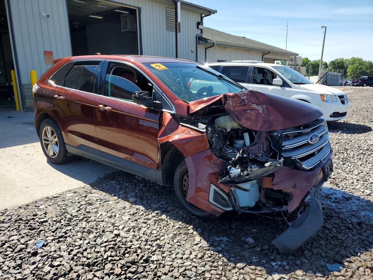 2015 Ford Edge Sel Brown vin: 2FMTK3J80FBB86171
