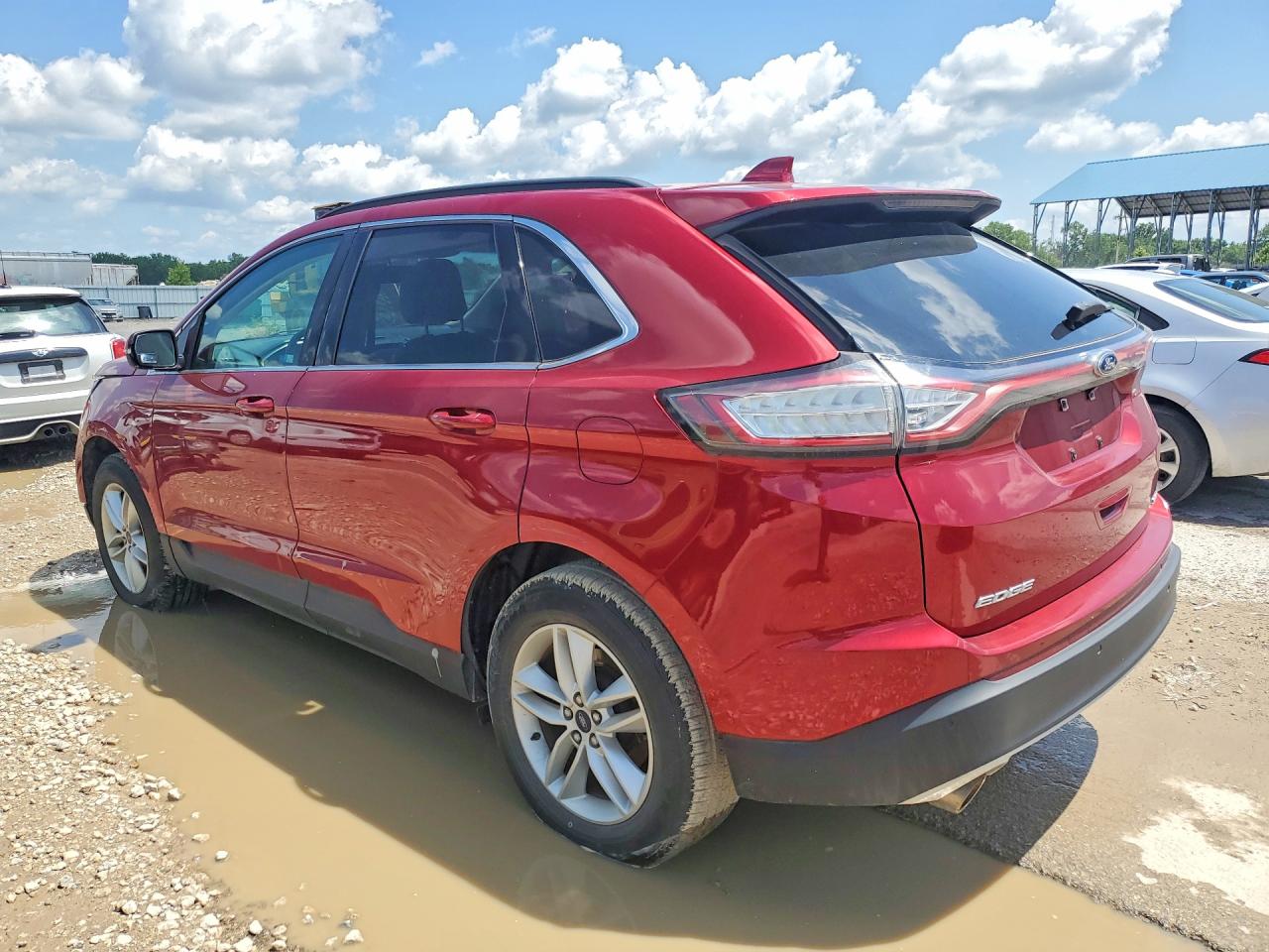 2015 Ford Edge Sel Burgundy vin: 2FMTK3J80FBC33604