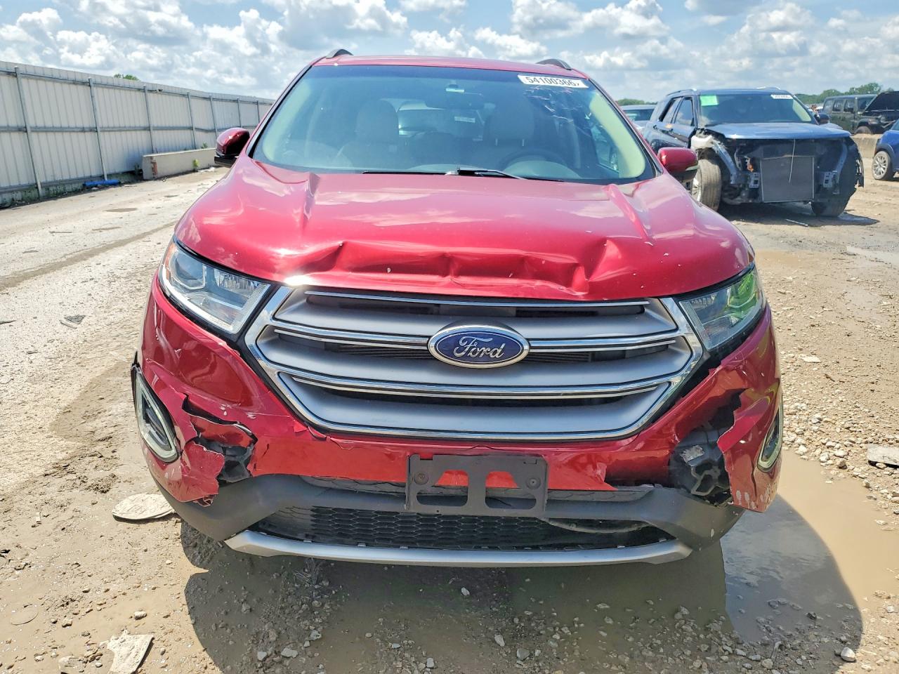 2015 Ford Edge Sel Burgundy vin: 2FMTK3J80FBC33604