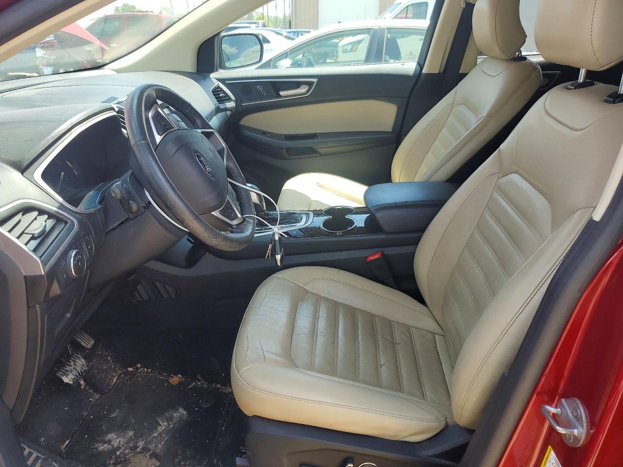 2015 Ford Edge Sel Burgundy vin: 2FMTK3J80FBC33604