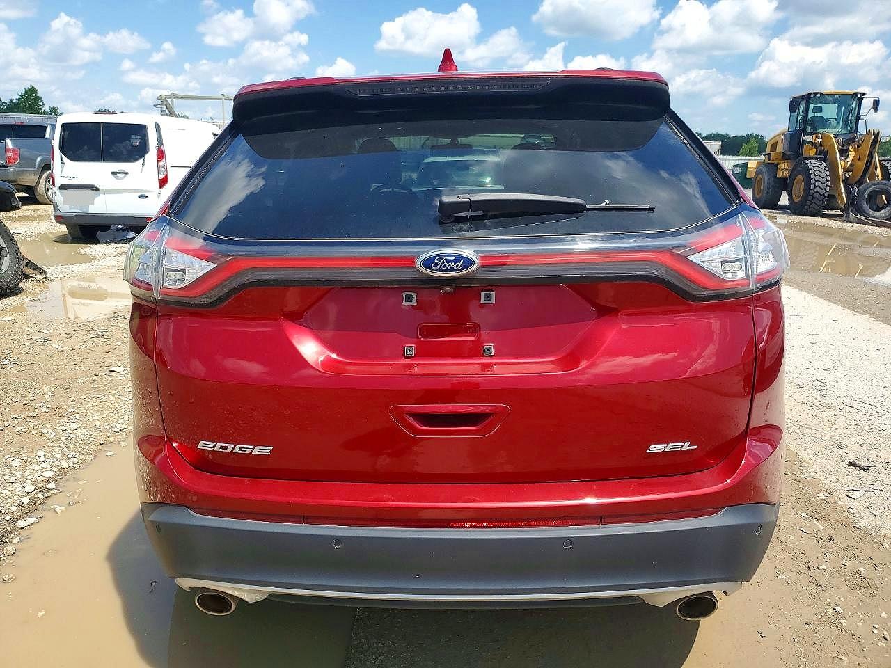 2015 Ford Edge Sel Burgundy vin: 2FMTK3J80FBC33604