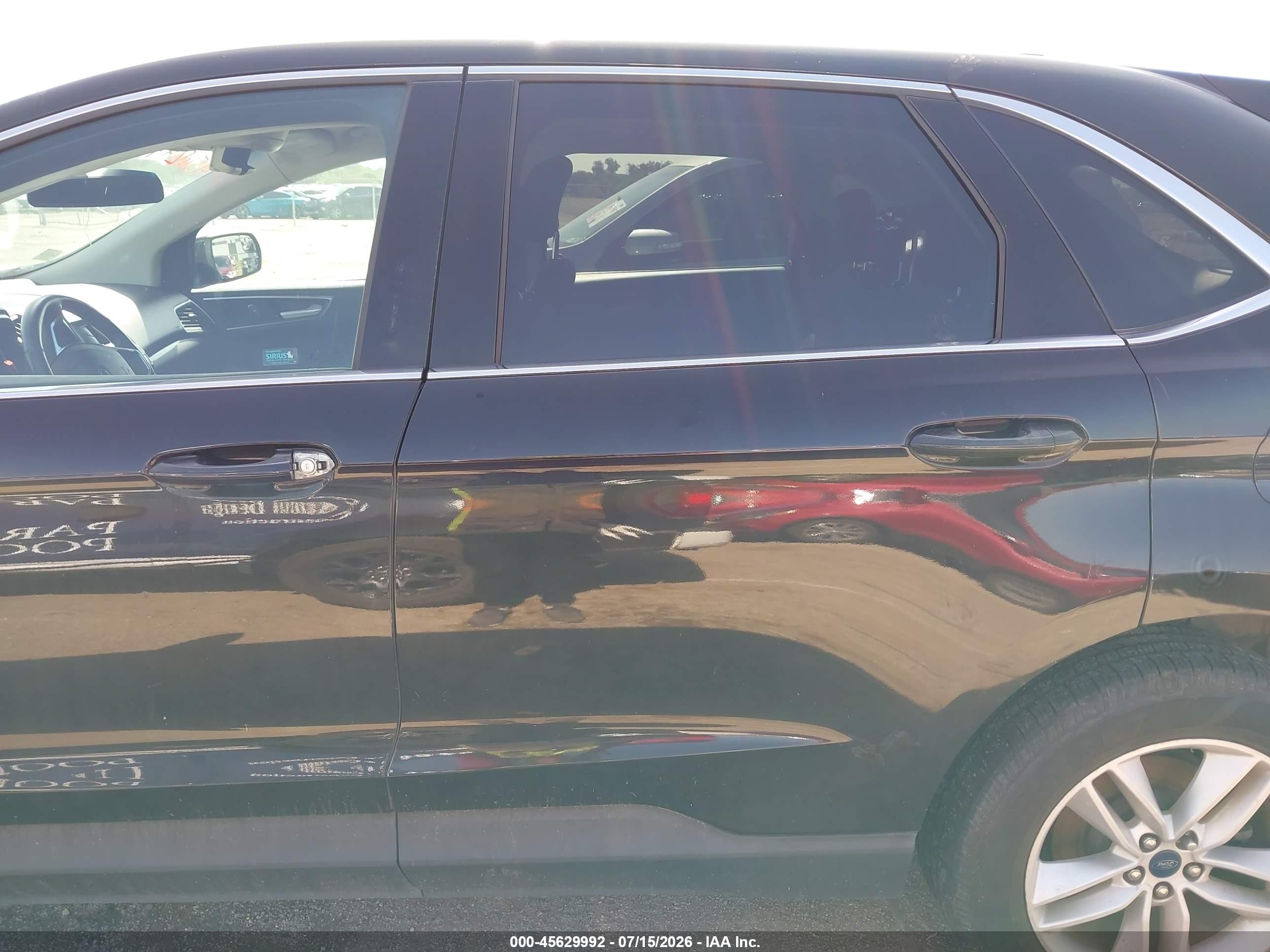 2015 Ford Edge Sel Black vin: 2FMTK3J81FBB45046