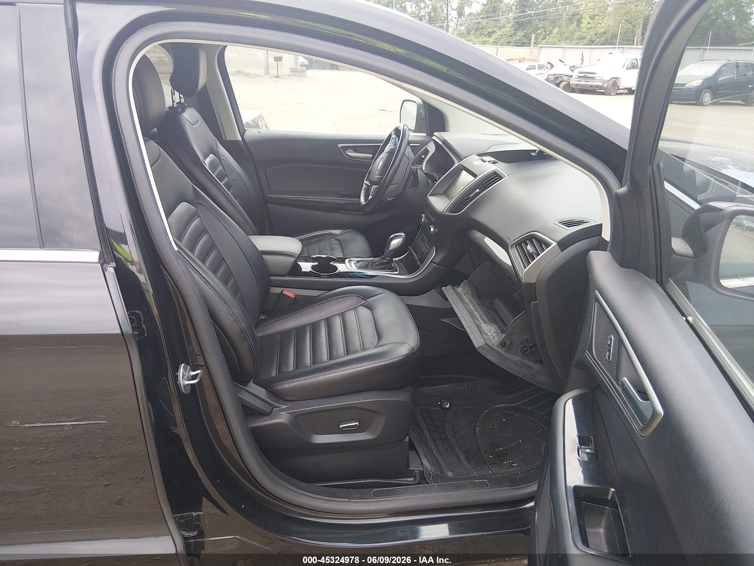 2015 Ford Edge Sel Black vin: 2FMTK3J82FBB33293