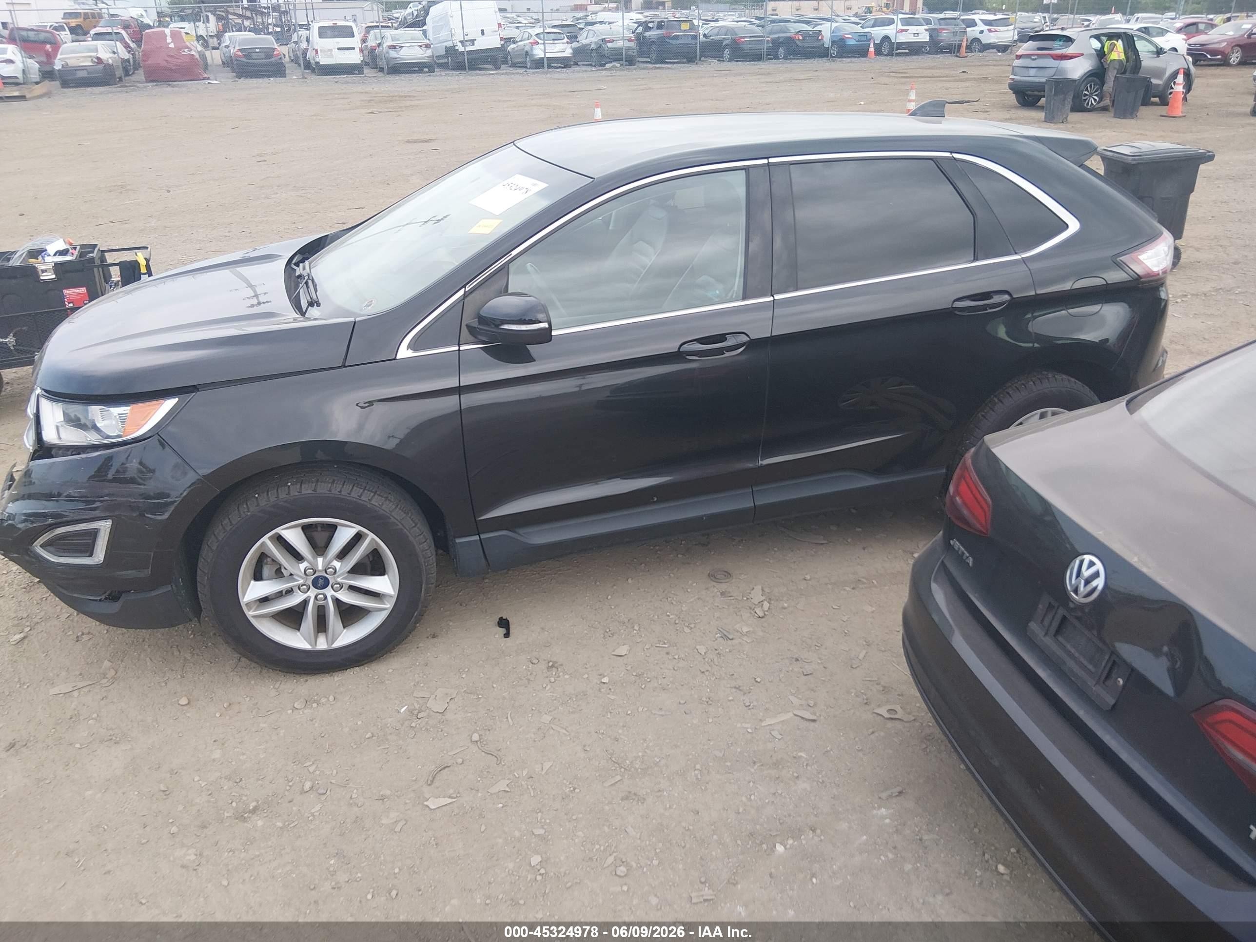 2015 Ford Edge Sel Black vin: 2FMTK3J82FBB33293