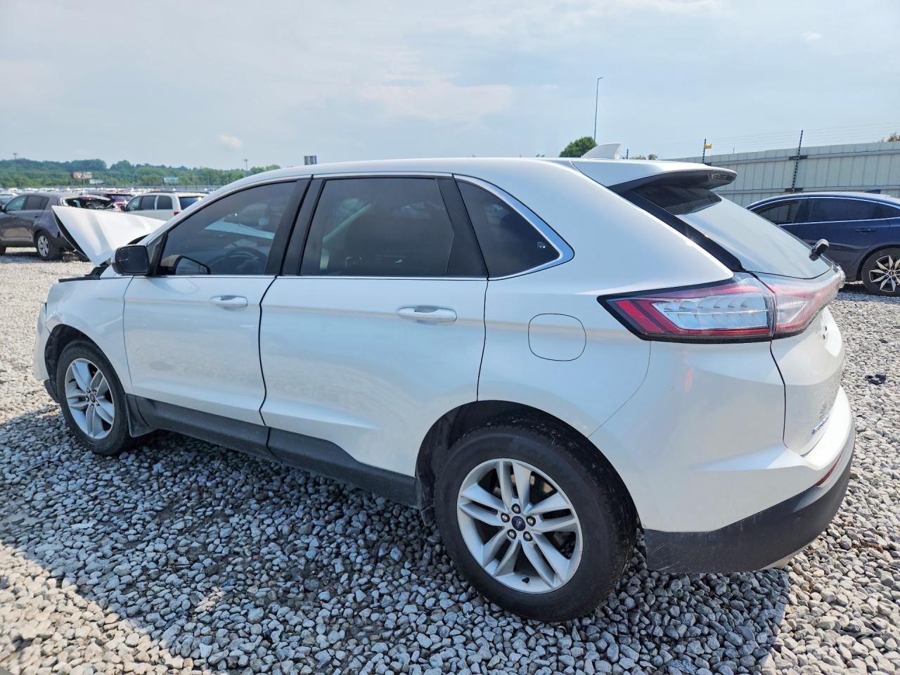 2015 Ford Edge Sel Белый vin: 2FMTK3J82FBB45217