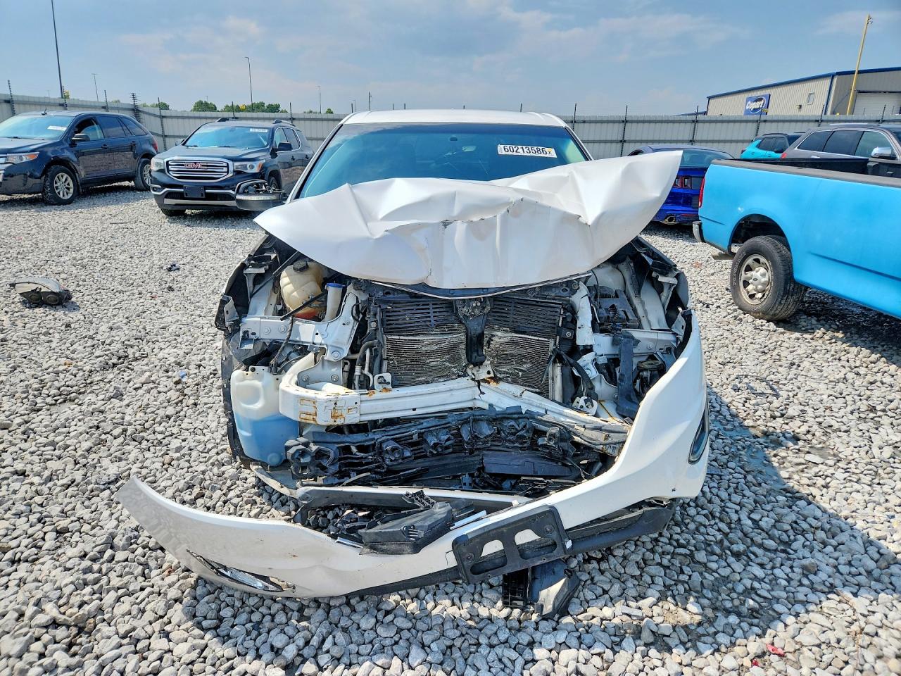 2015 Ford Edge Sel Белый vin: 2FMTK3J82FBB45217
