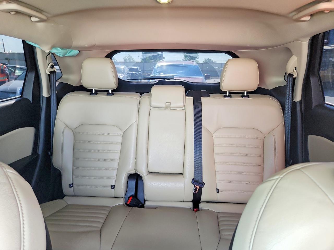 2015 Ford Edge Sel White vin: 2FMTK3J82FBB83093