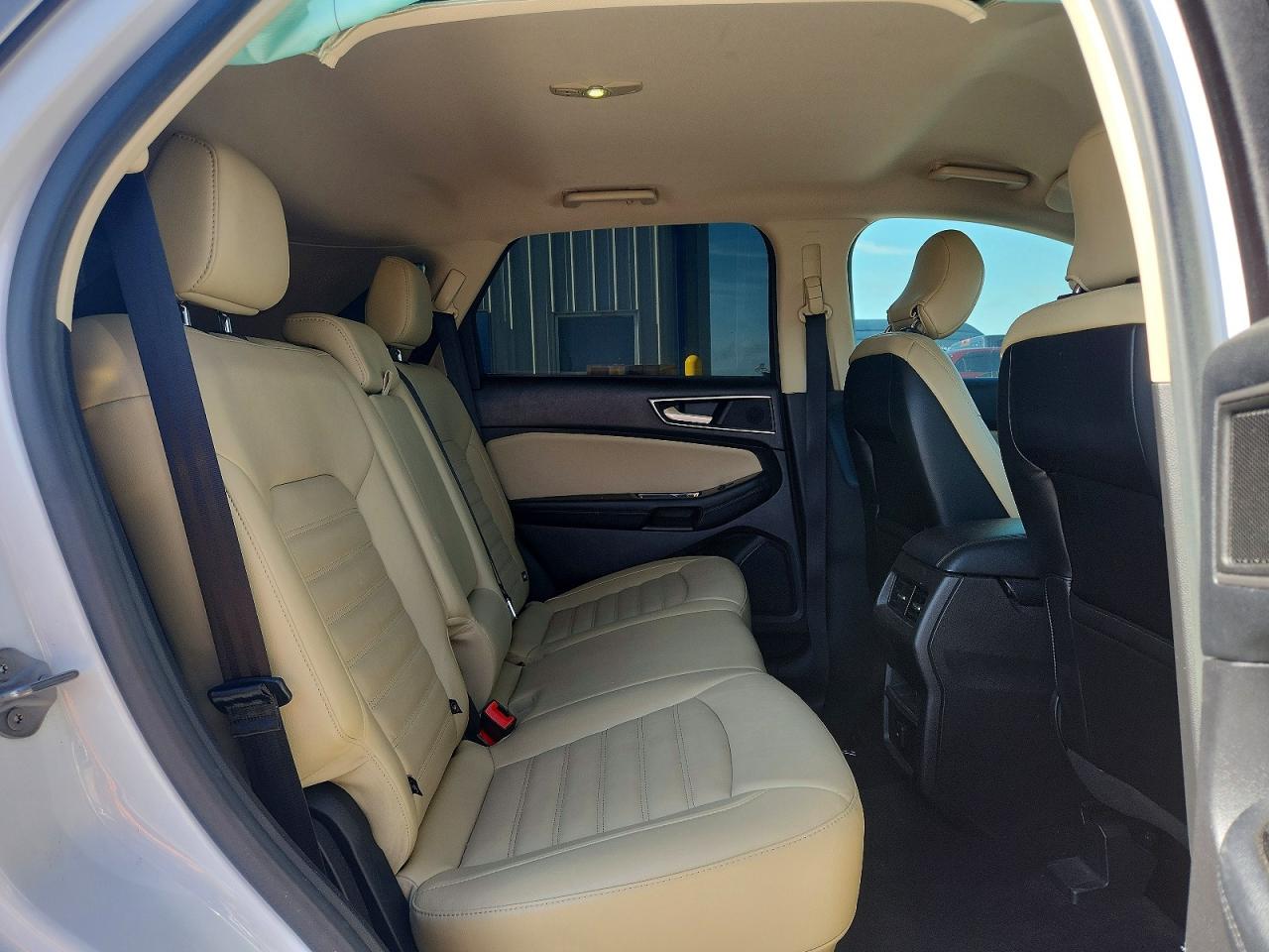 2015 Ford Edge Sel White vin: 2FMTK3J82FBB83093