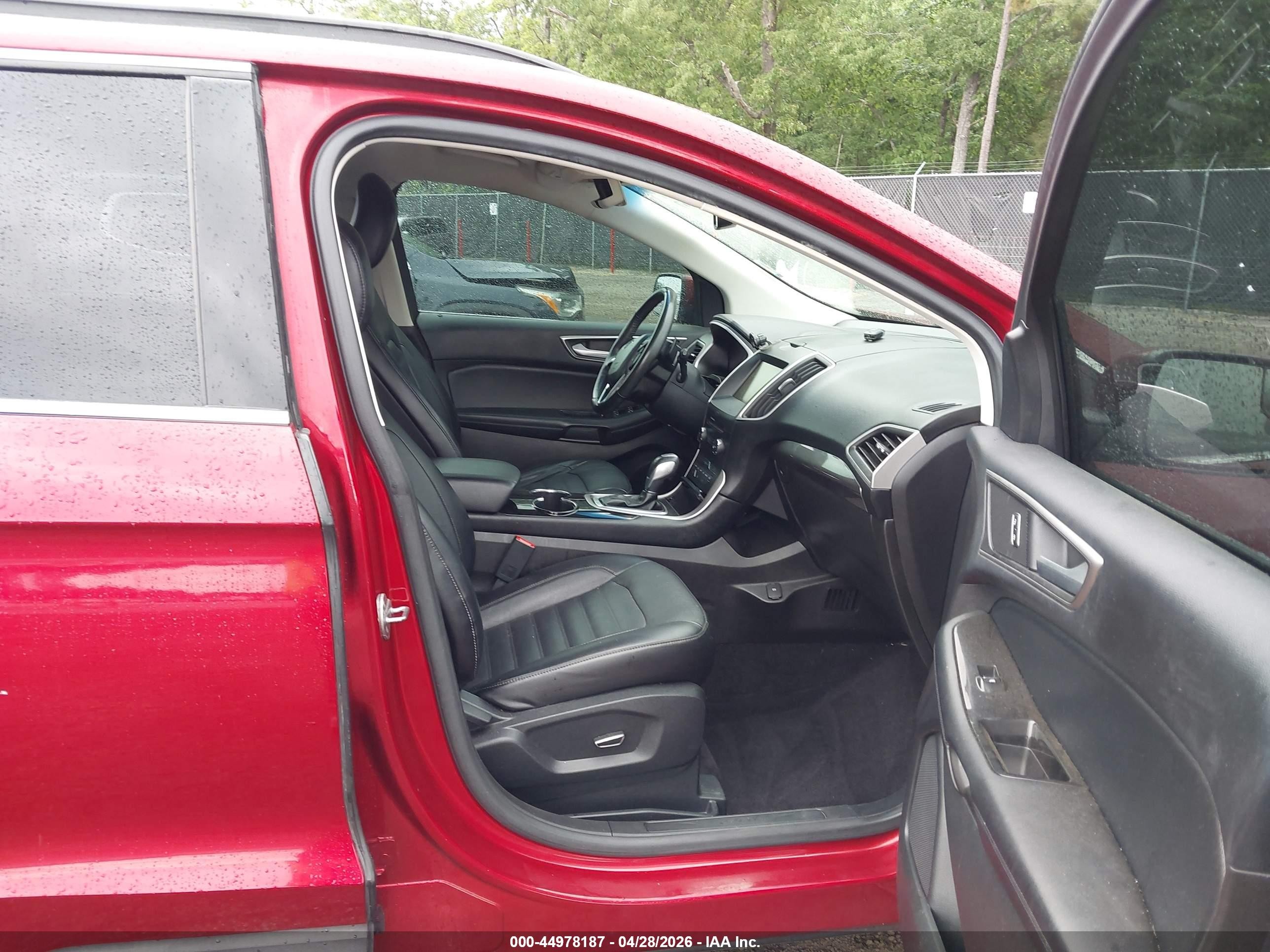 2015 Ford Edge Sel Red vin: 2FMTK3J82FBB84566