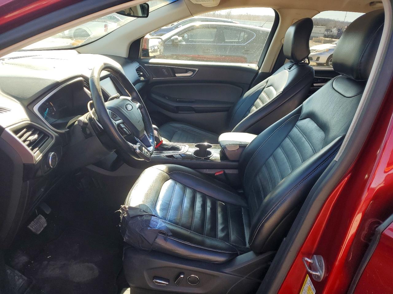 2015 Ford Edge Sel Red vin: 2FMTK3J83FBB22478