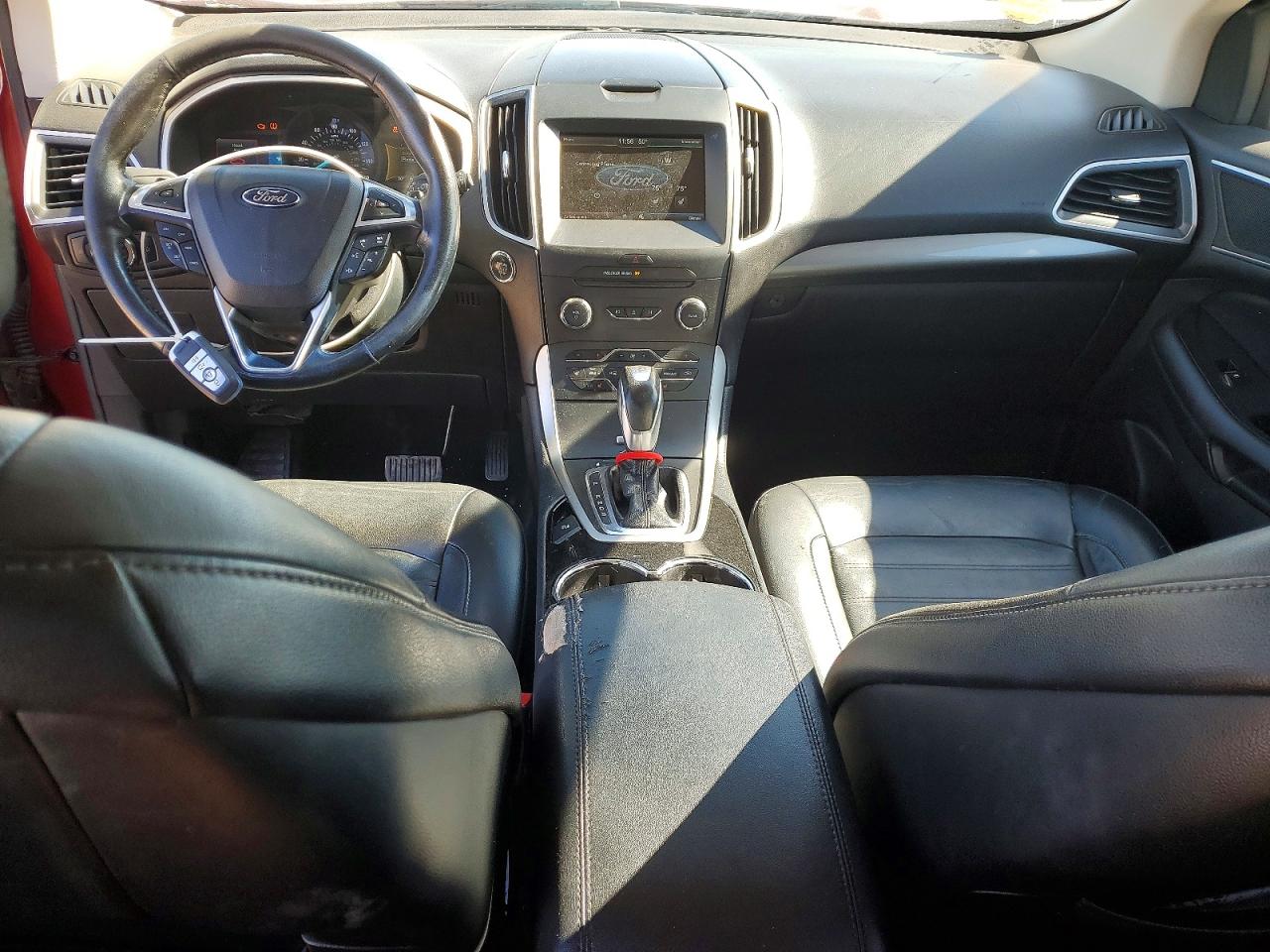 2015 Ford Edge Sel Red vin: 2FMTK3J83FBB22478