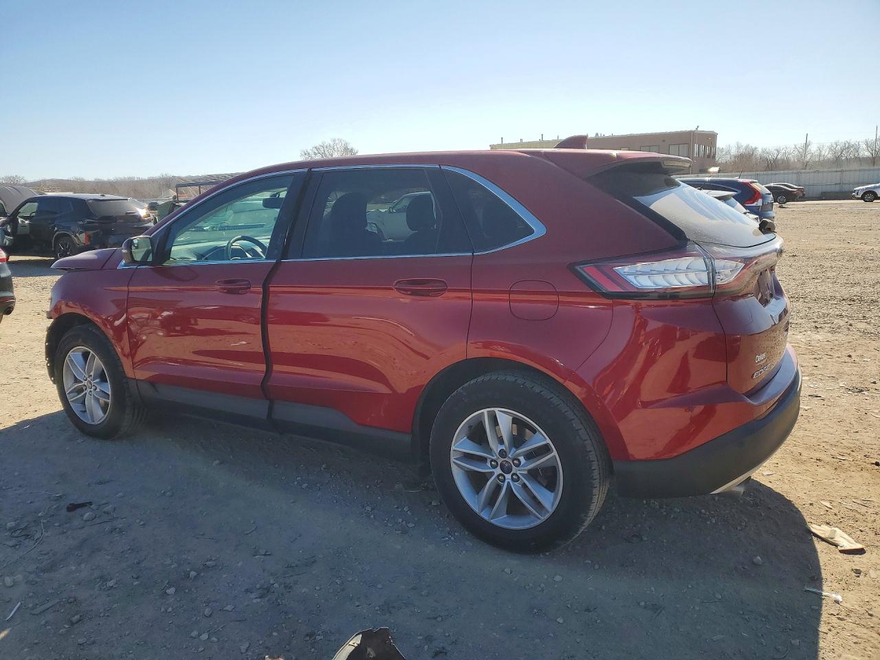 2015 Ford Edge Sel Red vin: 2FMTK3J83FBB22478