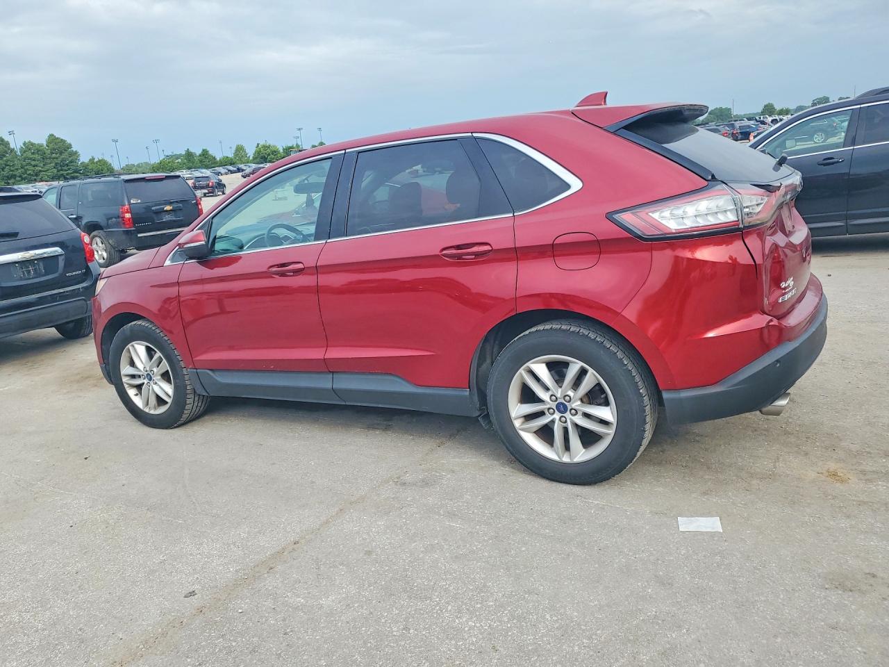 2015 Ford Edge Sel Бордовый vin: 2FMTK3J83FBB22481