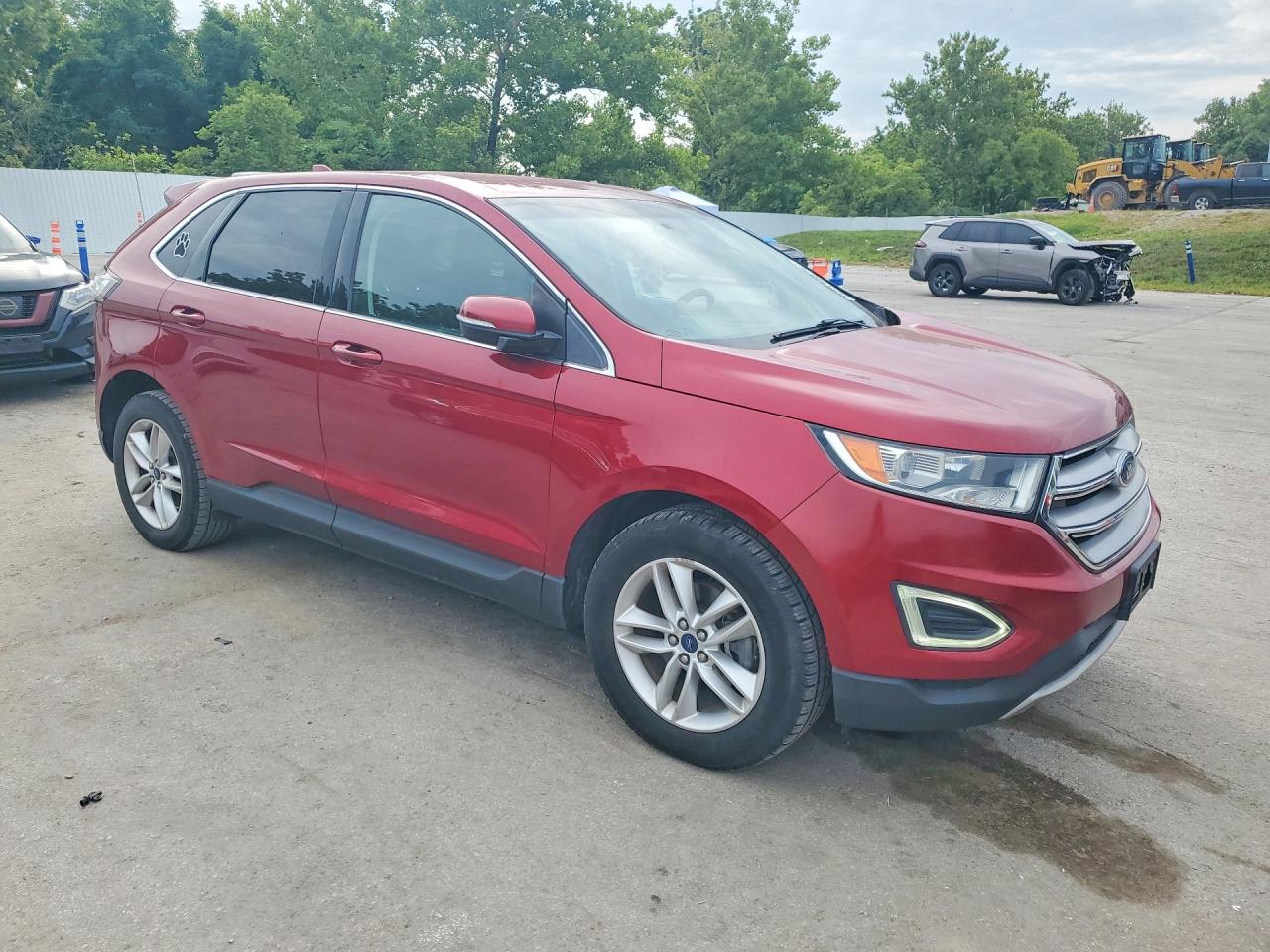 2015 Ford Edge Sel Бордовый vin: 2FMTK3J83FBB22481