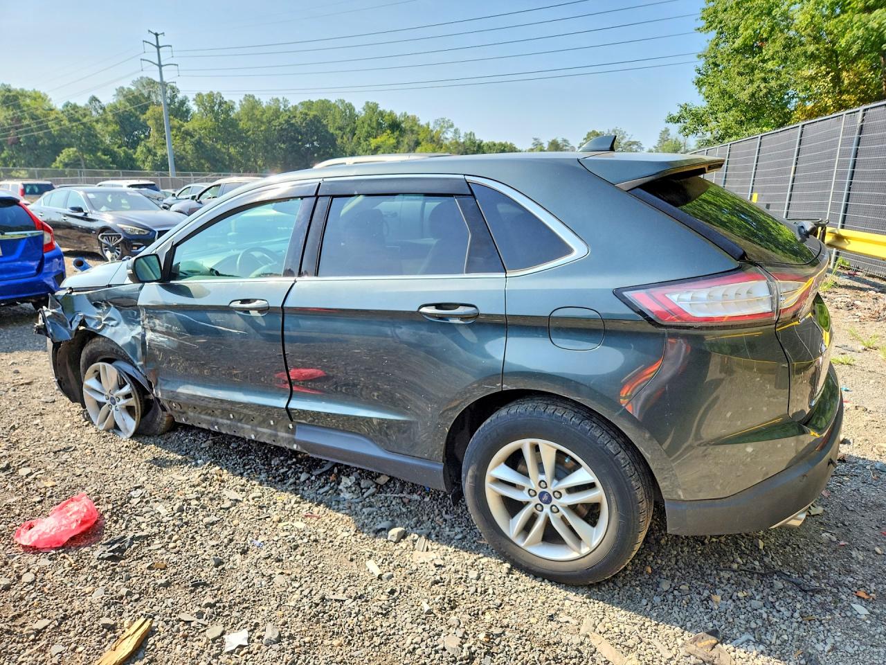 2015 Ford Edge Sel Charcoal vin: 2FMTK3J84FBB19833