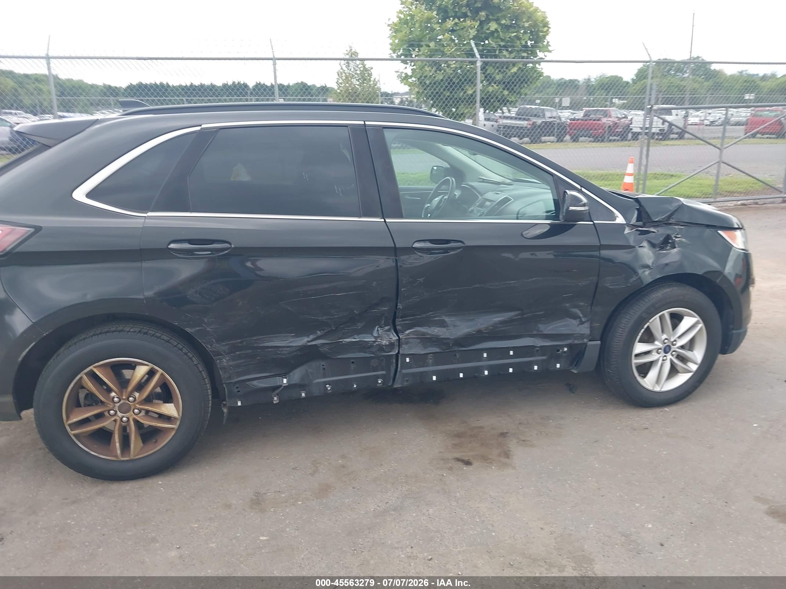2015 Ford Edge Sel Black vin: 2FMTK3J84FBB28967