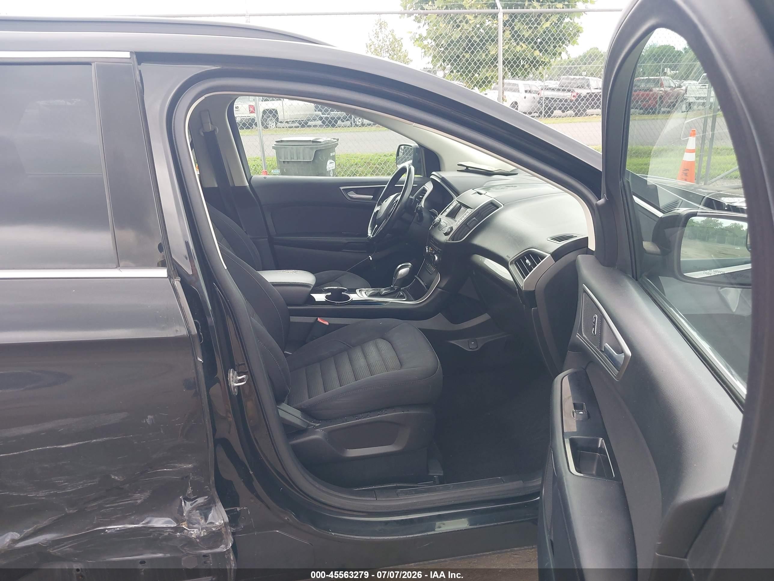2015 Ford Edge Sel Black vin: 2FMTK3J84FBB28967