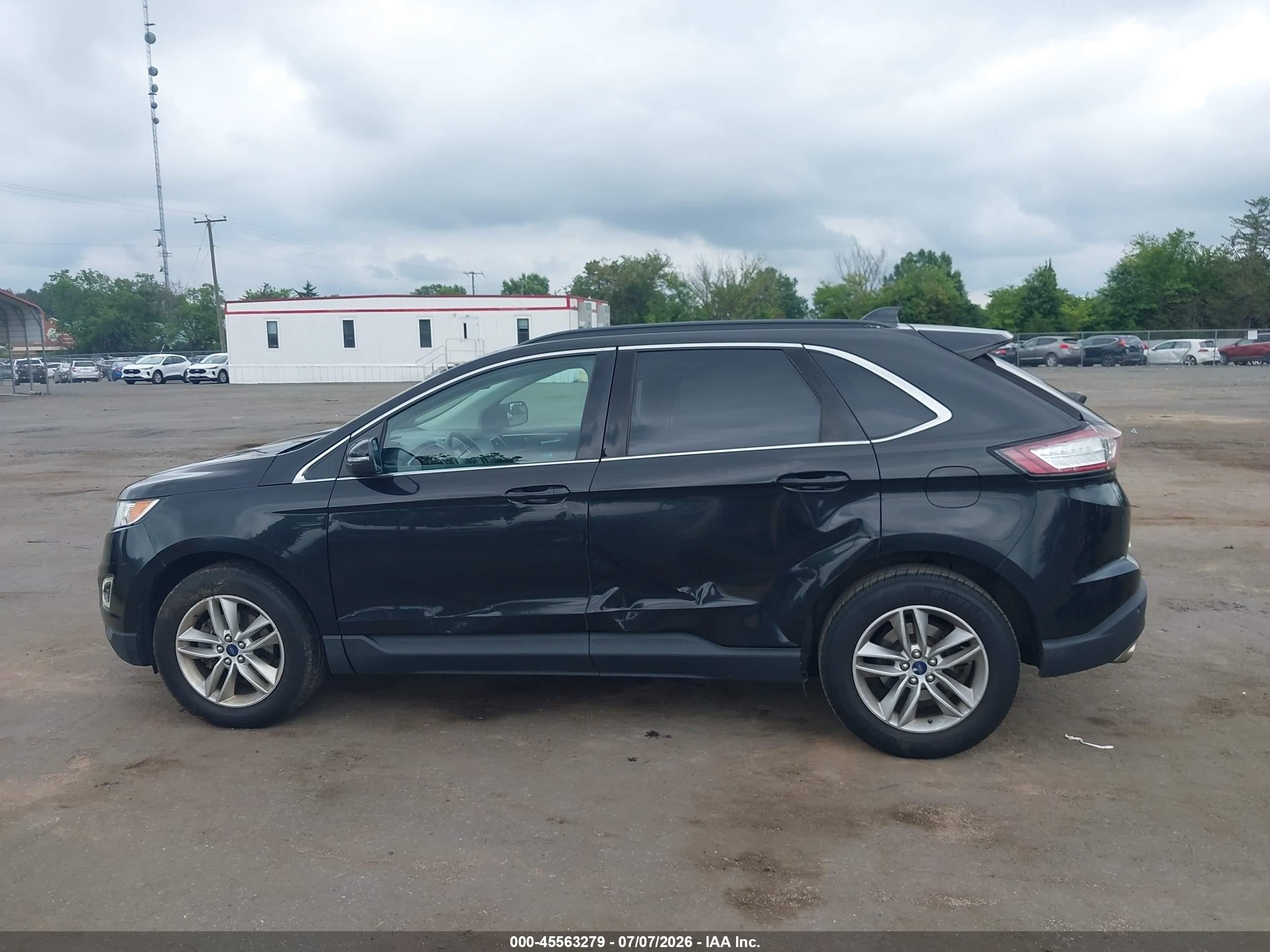 2015 Ford Edge Sel Black vin: 2FMTK3J84FBB28967