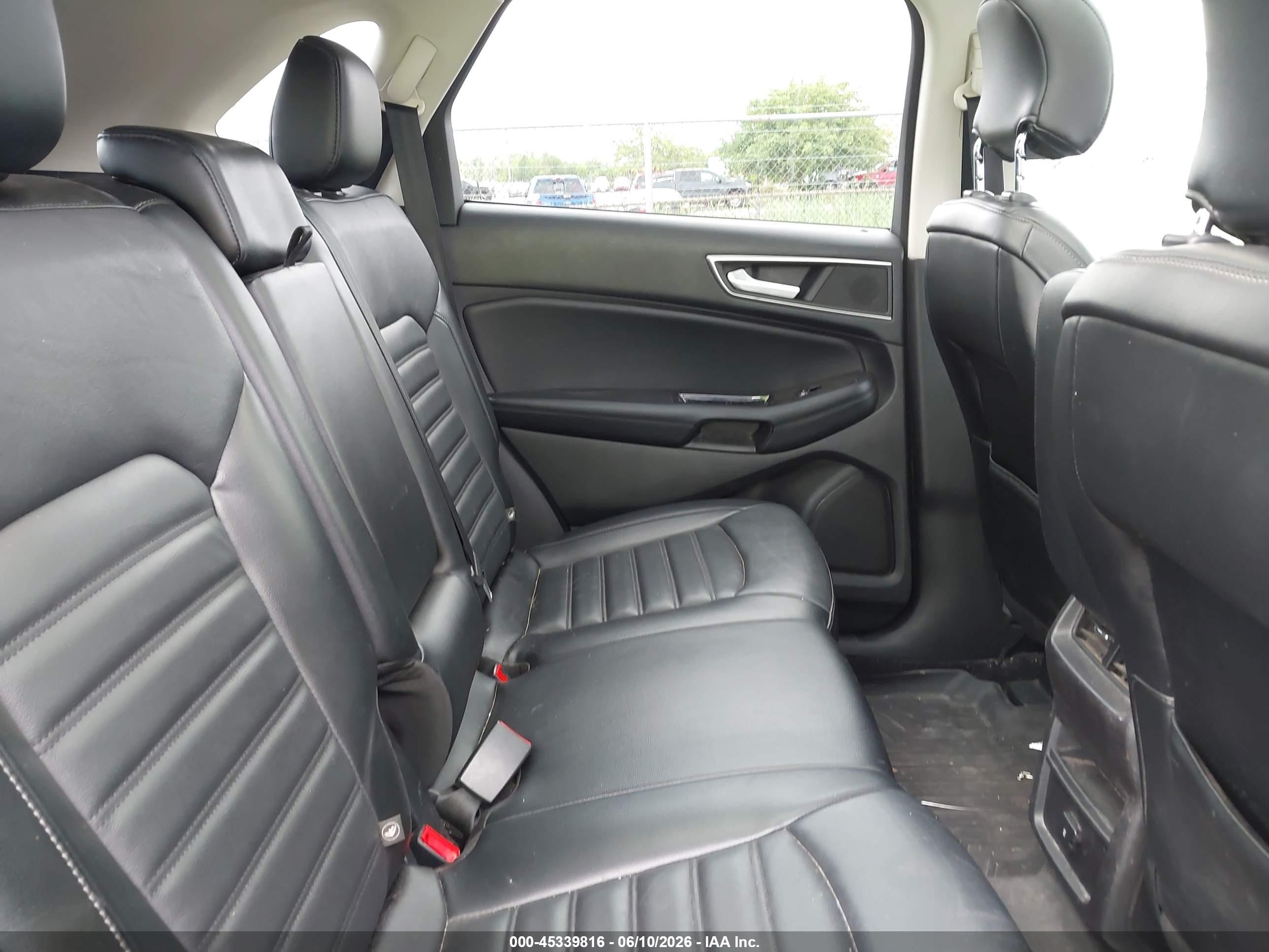 2015 Ford Edge Sel Black vin: 2FMTK3J84FBB72385
