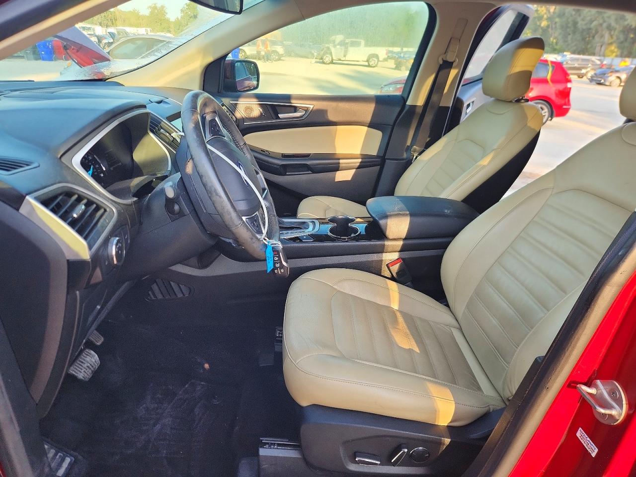 2015 Ford Edge Sel Red vin: 2FMTK3J84FBB89459