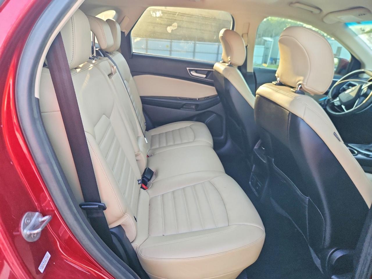 2015 Ford Edge Sel Red vin: 2FMTK3J84FBB89459