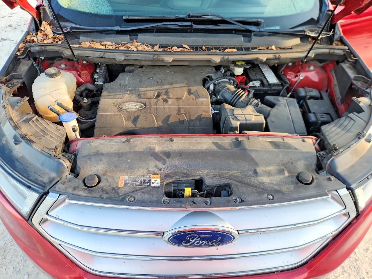 2015 Ford Edge Sel Red vin: 2FMTK3J84FBB89459