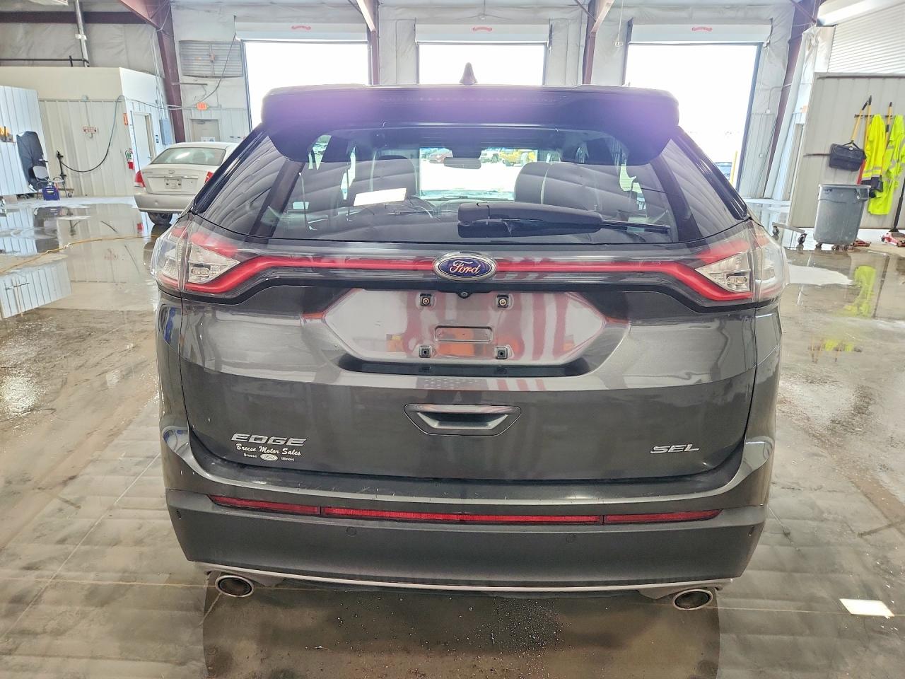 2015 Ford Edge Sel Серый vin: 2FMTK3J84FBC11783