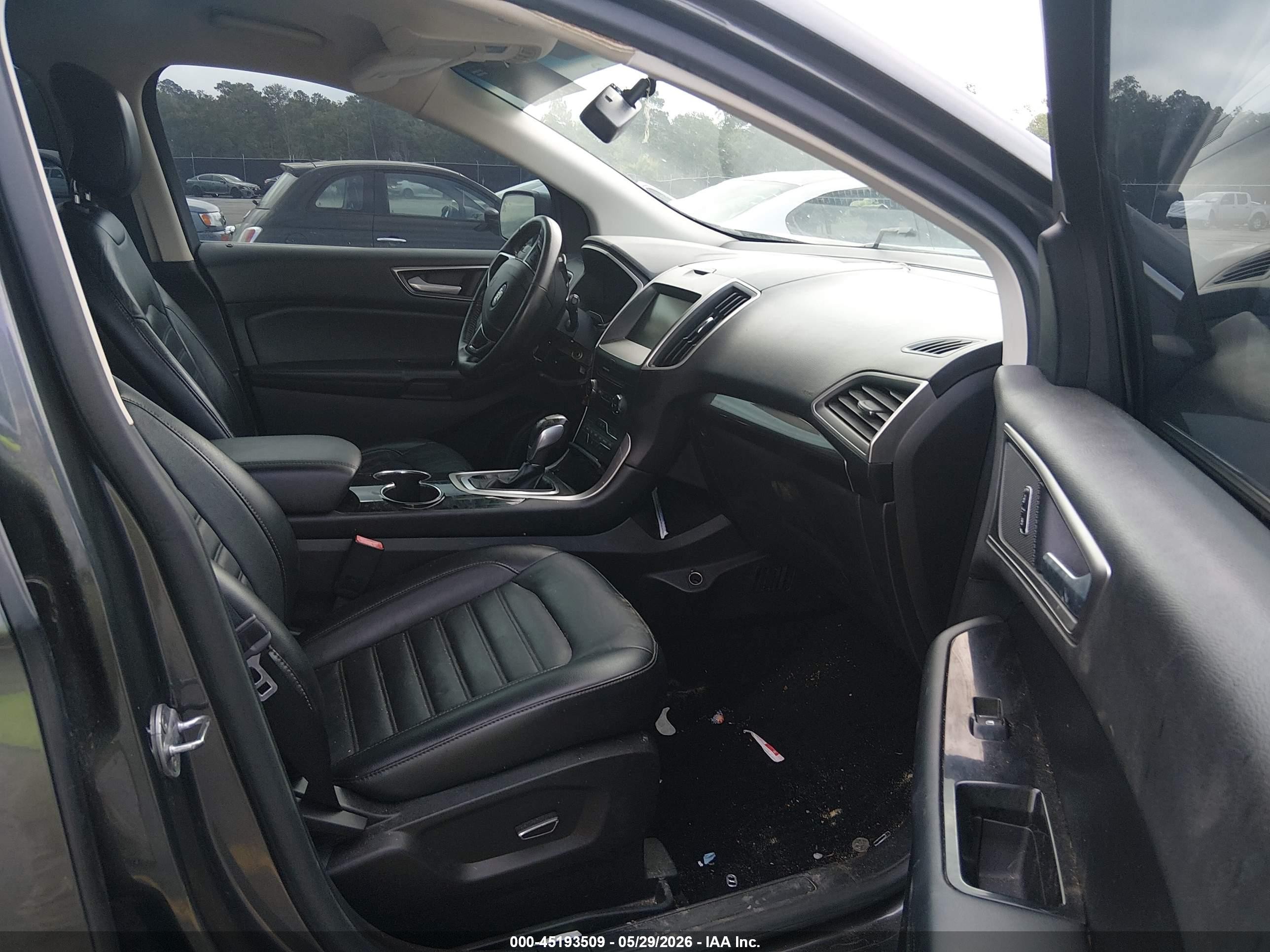 2015 Ford Edge Sel Gray vin: 2FMTK3J85FBB11286