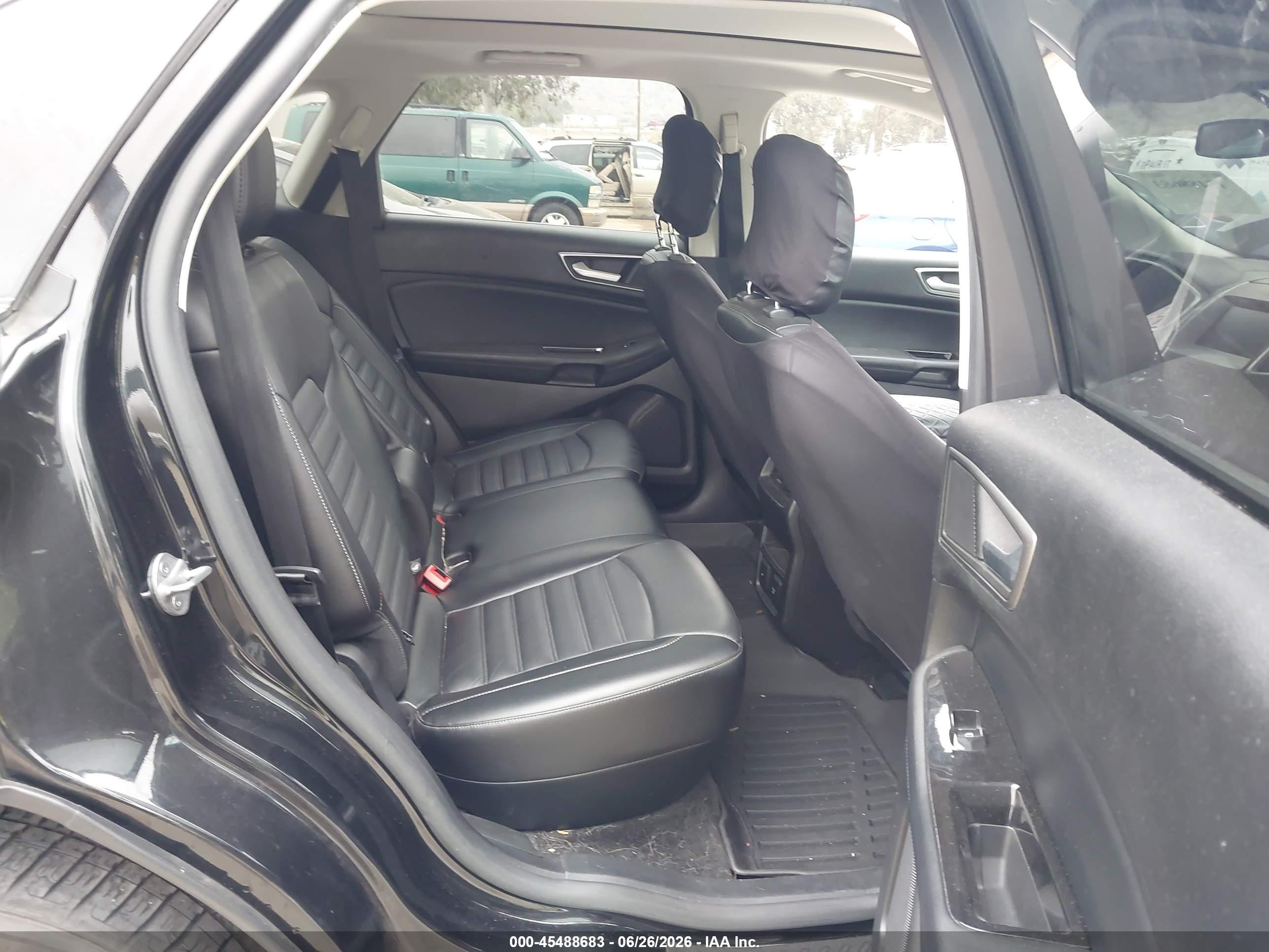 2015 Ford Edge Sel Black vin: 2FMTK3J85FBB45566