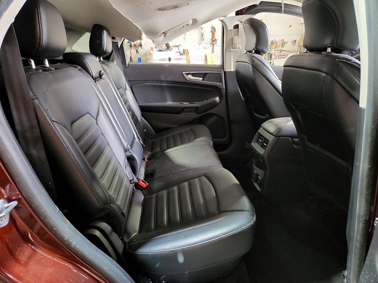 2015 Ford Edge Sel Maroon vin: 2FMTK3J86FBB08655