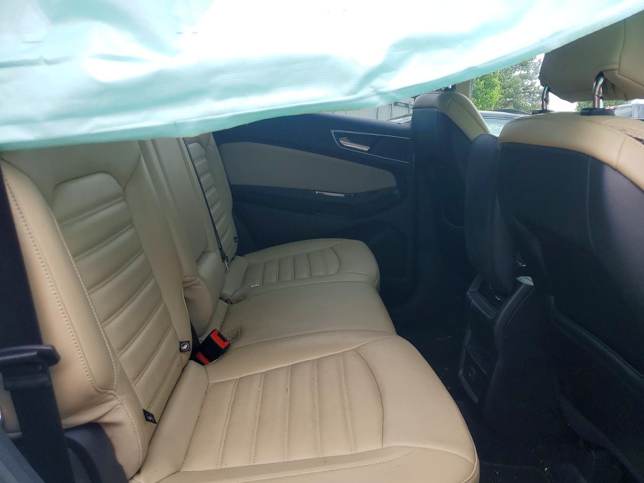 2015 Ford Edge Sel White vin: 2FMTK3J86FBB37606