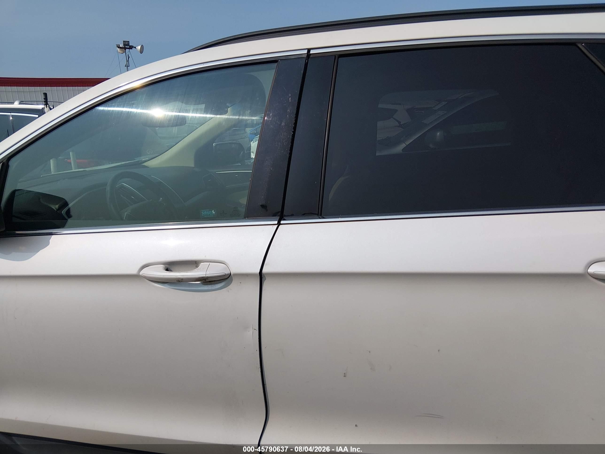 2015 Ford Edge Sel White vin: 2FMTK3J86FBB41963