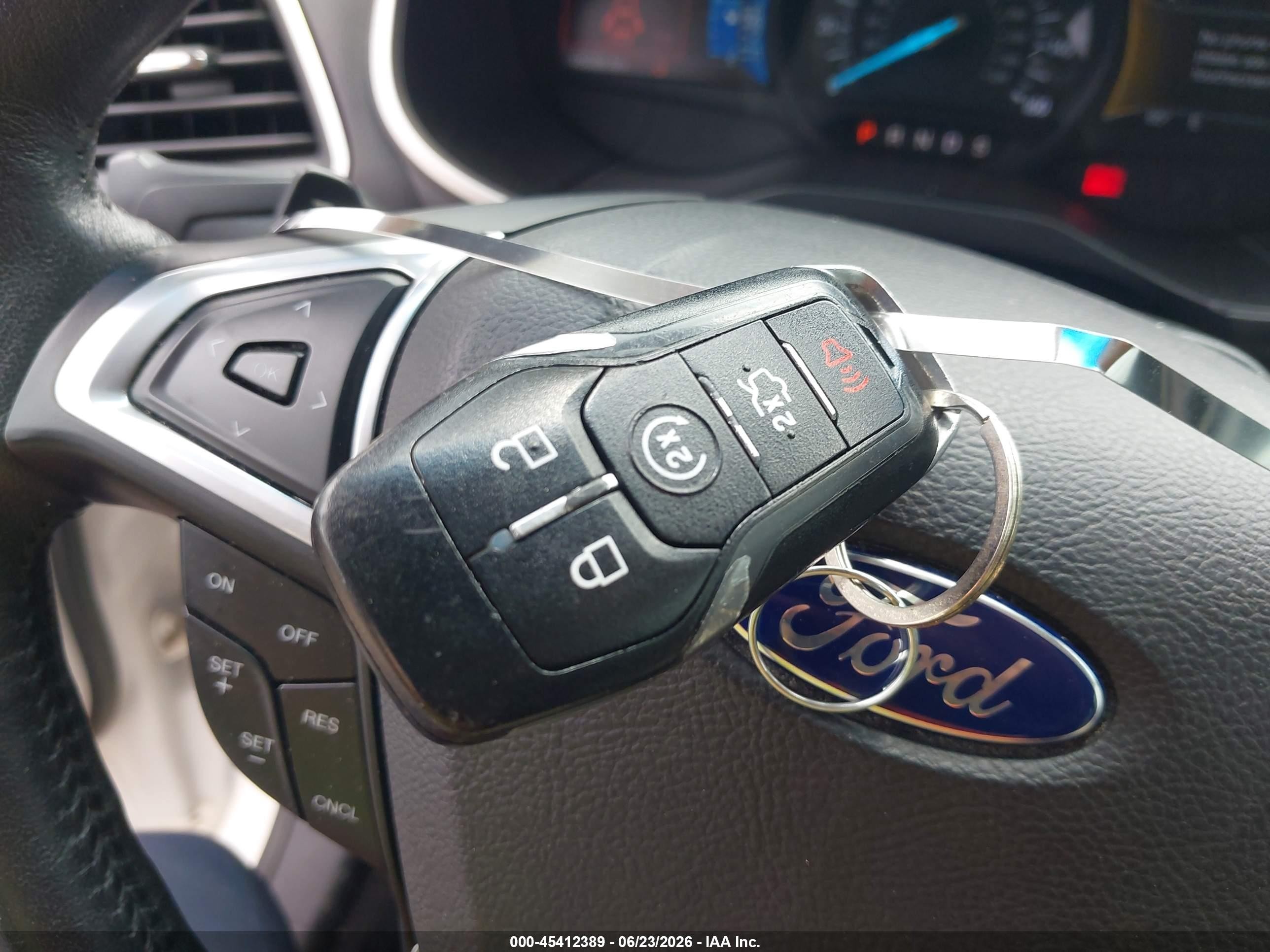 2015 Ford Edge Sel White vin: 2FMTK3J86FBB88720