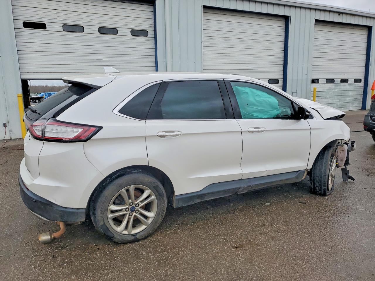 2015 Ford Edge Sel Белый vin: 2FMTK3J86FBC22090