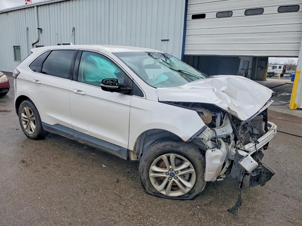 2015 Ford Edge Sel Белый vin: 2FMTK3J86FBC22090