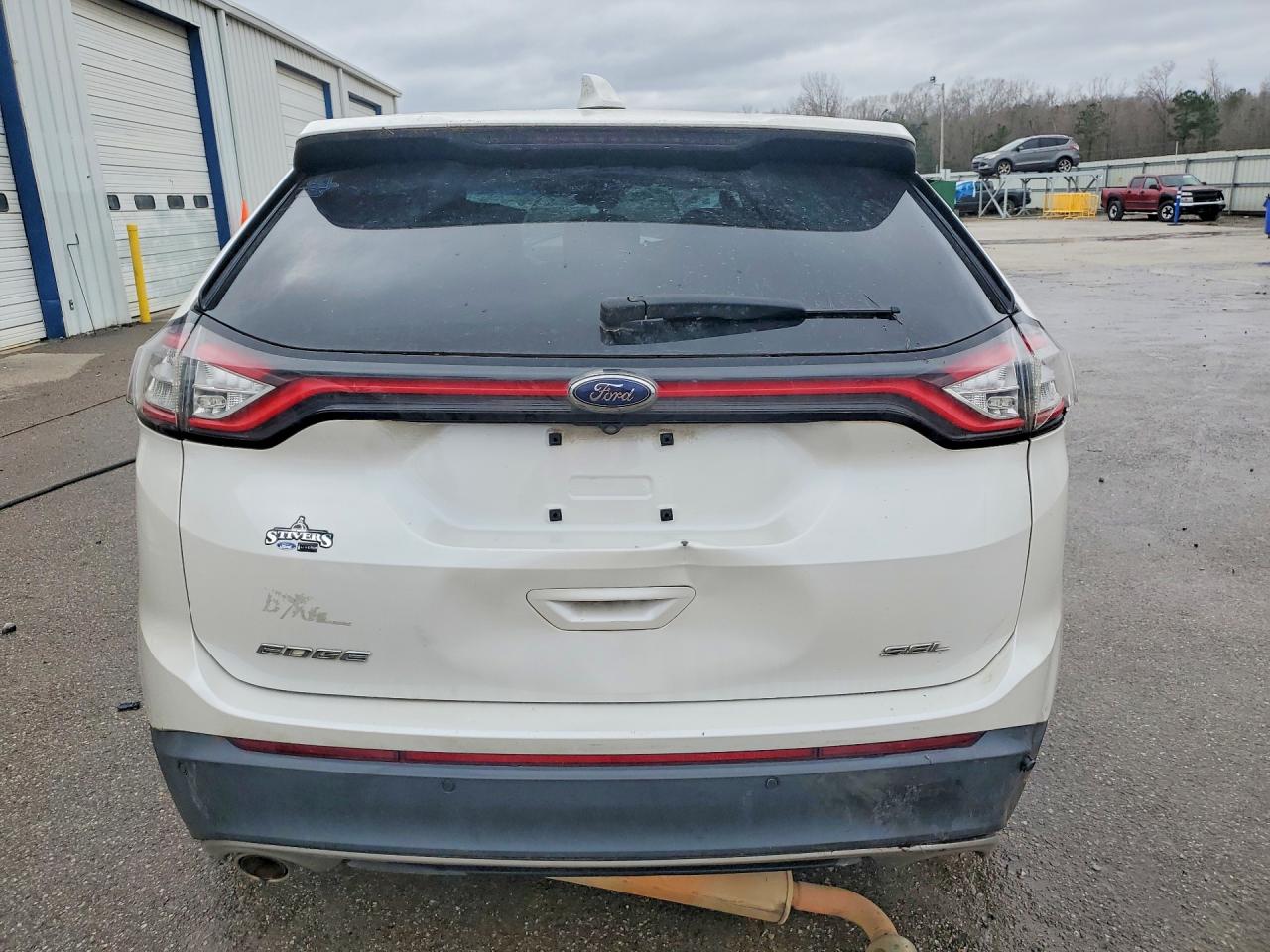 2015 Ford Edge Sel Белый vin: 2FMTK3J86FBC22090