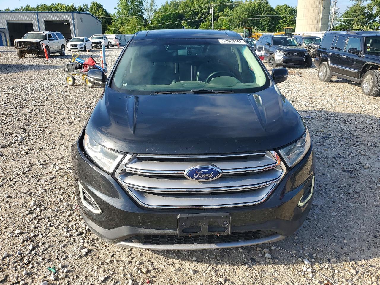 2015 Ford Edge Sel Black vin: 2FMTK3J87FBB86619