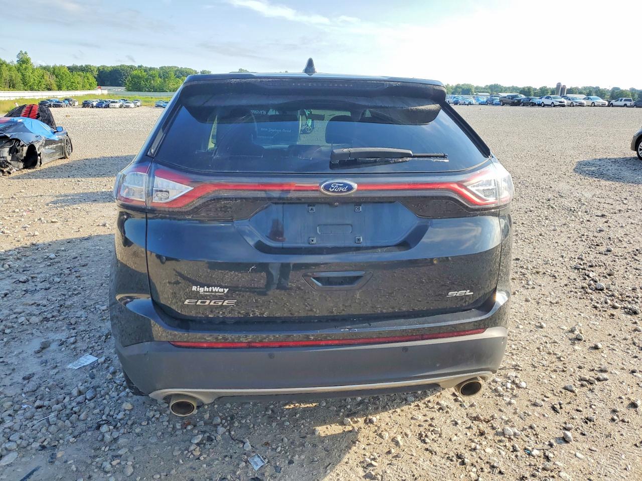 2015 Ford Edge Sel Black vin: 2FMTK3J87FBB86619