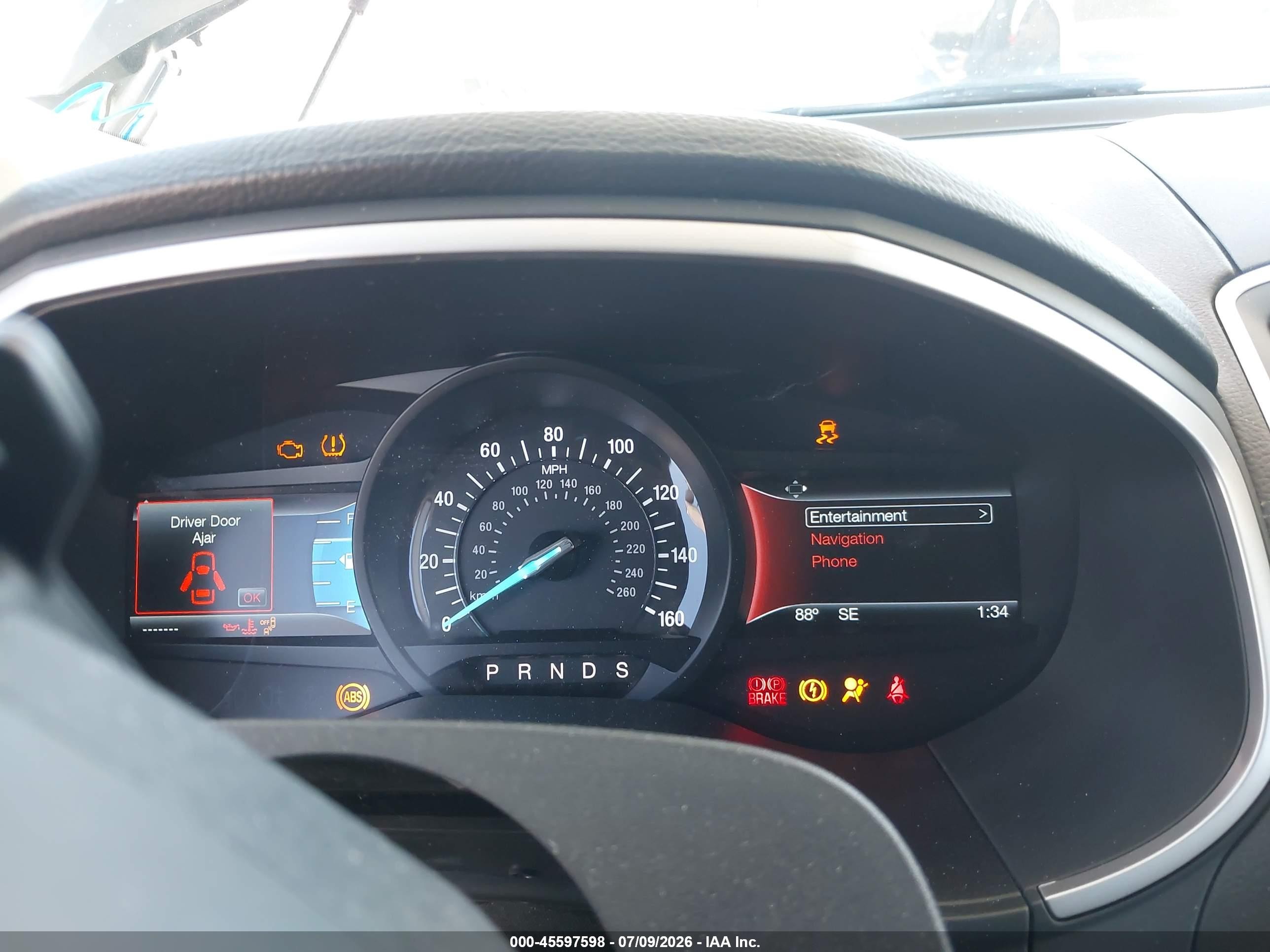 2015 Ford Edge Sel Gray vin: 2FMTK3J87FBC27007