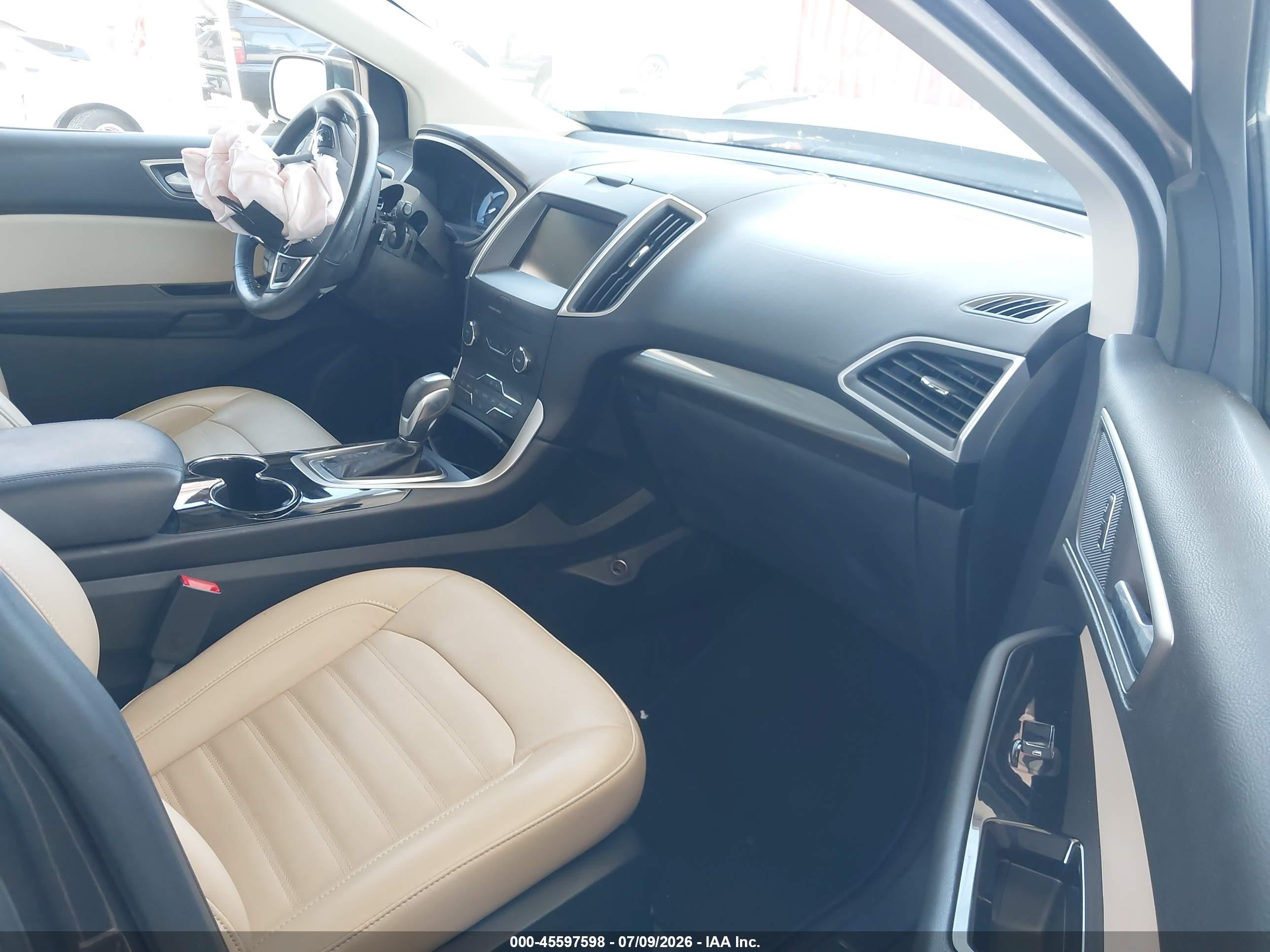 2015 Ford Edge Sel Gray vin: 2FMTK3J87FBC27007