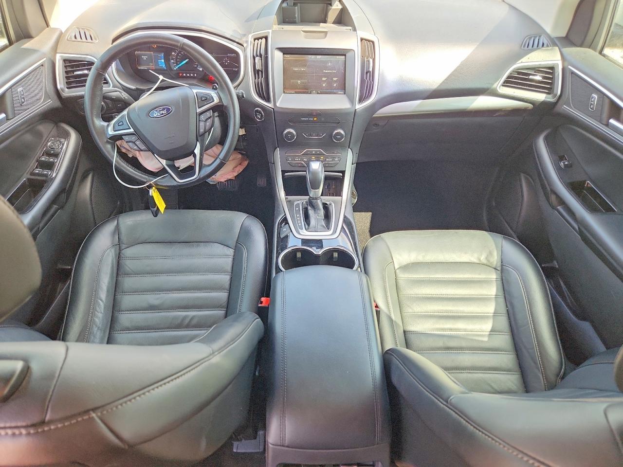 2015 Ford Edge Sel White vin: 2FMTK3J88FBB92736