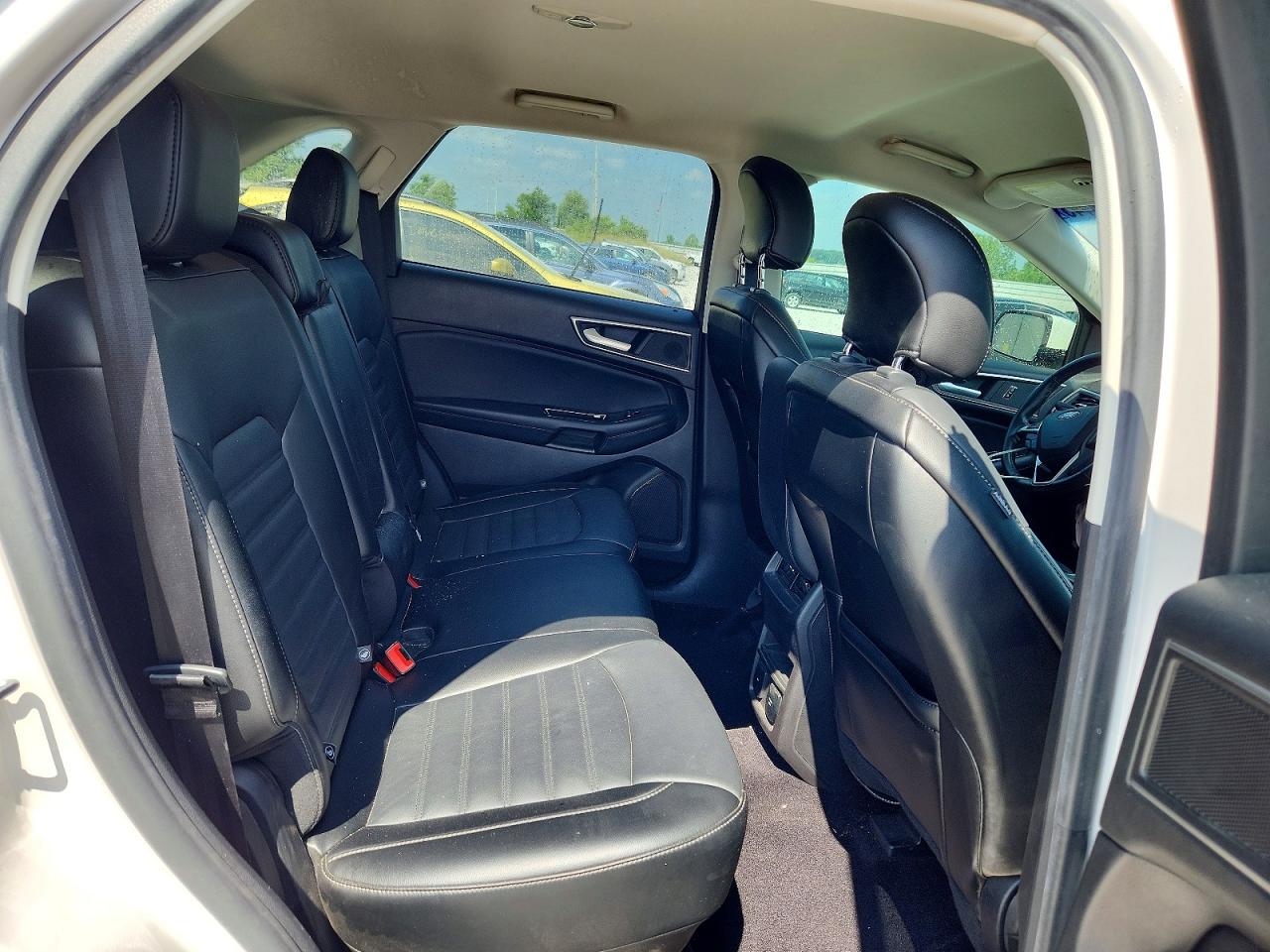 2015 Ford Edge Sel White vin: 2FMTK3J88FBB92736